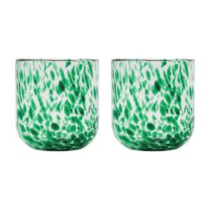 Photophore en verre maison Vert