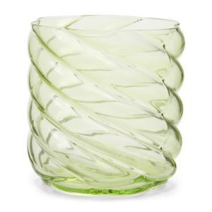 Photophore en verre, vert