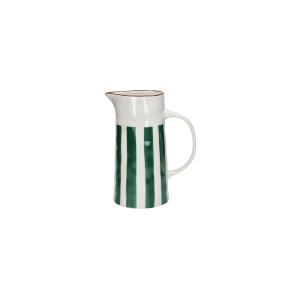 Pichet en porcelaine vert H23.5