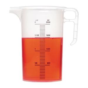 Pichet mesureur en polypropylène 2l   pro measures
