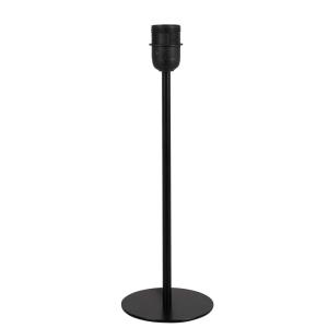 Pied de lampe en métal noir