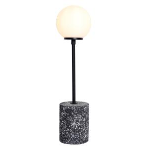 Pied de lampe en stone noir
