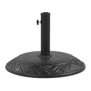 Pied de parasol en béton noir ⌀ 50 cm