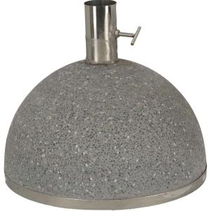 Pied de parasol granit 31,5kg gris foncé