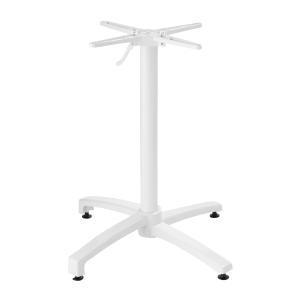 Pied de table avec système inclinable en aluminium blanc Kl…