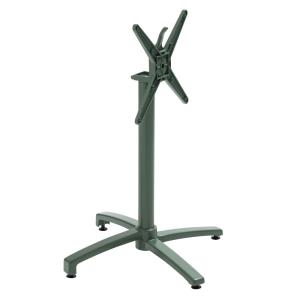 Pied de table inclinable 72 cm en aluminium vert foncé Klip…