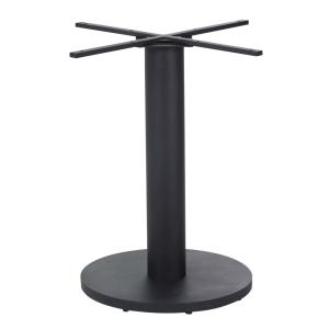 Pied de table professionnel en acier noir H72