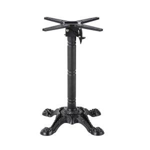 Pied de table rabattable en fonte noire H73