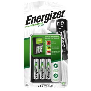 Piles rechargeables AA 2000mAh (x4) avec chargeur