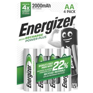 Piles rechargeables Energizer AA 2000mAh (x4)