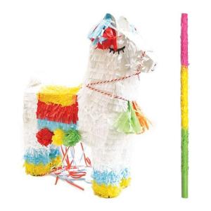 Piñata lama   bâton