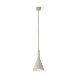 Plafonnier en plâtre beige