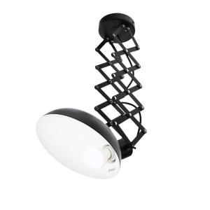 Plafonnier extensible ciseaux noir style industriel, E27 62…