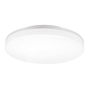 Plafonnier rond à LED blanches adapté à un usage extérieur.…