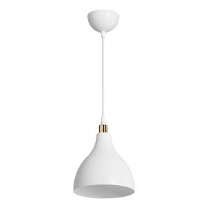 Plafonnier suspension luminaire Å27 blanc D18x56cm