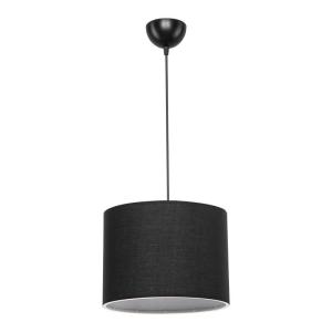 plafonnier suspension luminaire å27 noir d22x60cm
