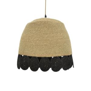 plafonnier suspension luminaire jute 50x115cm