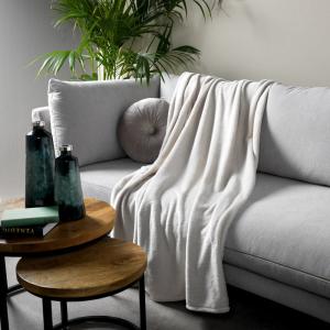 Plaid Beige 150x200 cm Couleur unie