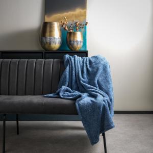 Plaid Bleu 140x180 cm Mixte