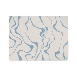 Plaid de coton, bleu clair