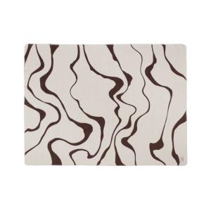 Plaid de coton, marron