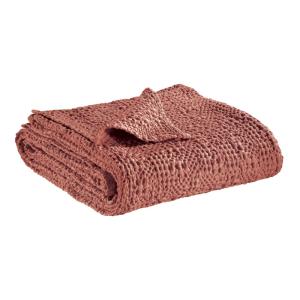 Plaid  en coton blush 140 x 200 cm