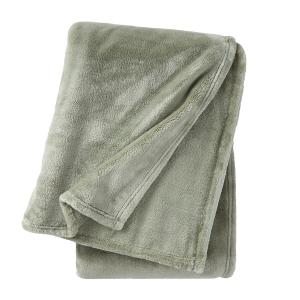 Plaid en polaire vert 140 x 200 cm