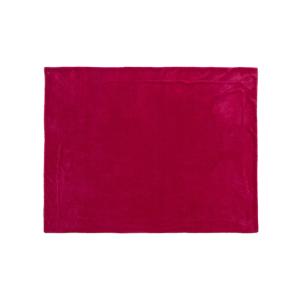 Plaid en polyester couleur Fushia