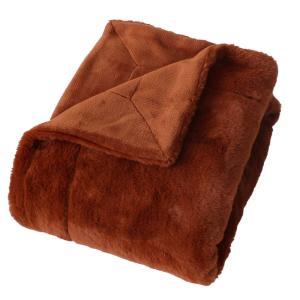 Plaid imitation fourrure double face flanelle polyester cui…