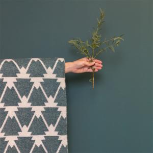 Plaid laine et cachemire Vert 130x186 cm