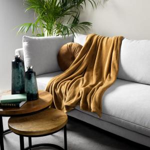 Plaid Marron 150x200 cm Couleur unie