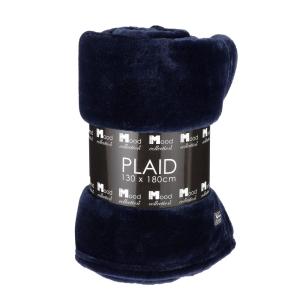 Plaid Mica Bleu foncé Polyester H1