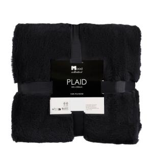 Plaid Noir Polyester H2xl150xL200cm