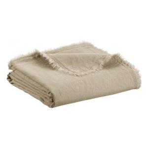 Plaid  Nomade en lin naturel 130 x 180 cm