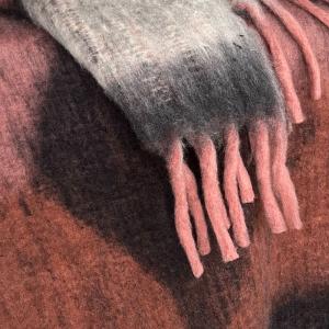 Plaid recyclé noir doux zapotèque 125x150