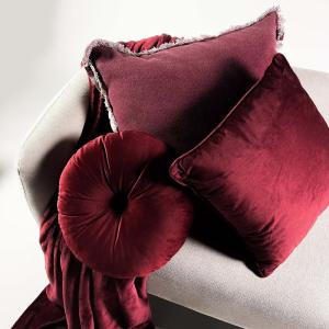 Plaid Rouge 150x200 cm Couleur unie