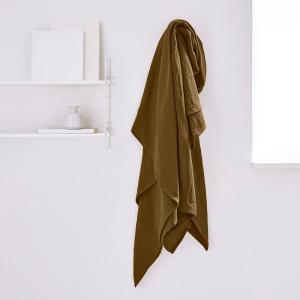 Plaid uni gaze de coton  150x200 cm Marron
