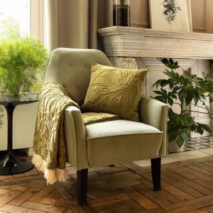 Plaid Vert 140x180 cm Fleuri