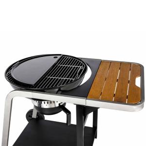 Plancha demi-lune fonte émaillée 54 x 27 cm