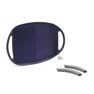 Plancha grill noir 47cm - Diamant Bleu""