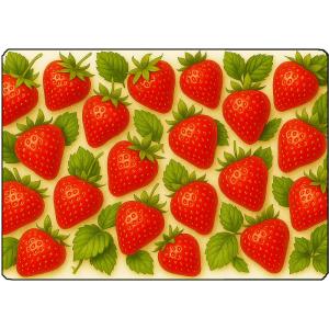Planche à découper Fraises  28,5 × 20 cm