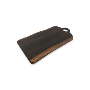 Planche à servir en bois noir 50x25xH1,5cm