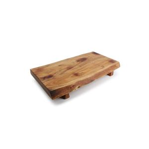 Planche de service marron en bois 50x28xh7,5cm