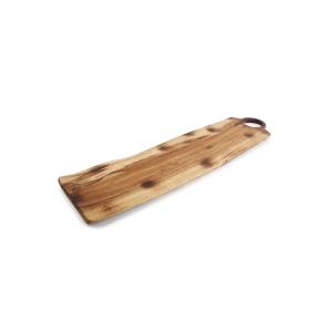 Planche de service marron en bois 58,5x16cm