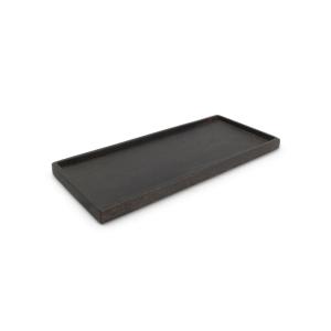 Planche de service noir en bois 30x13cm