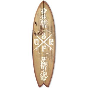 Planche de surf décorative big wave 40x145 cm