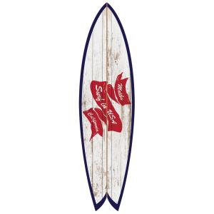 Planche de surf décorative malibu 42x146 cm