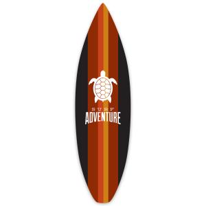 Planche de surf décorative turtle 42x146 cm