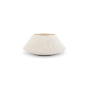 Plat décoratif 32xH14,5cm beige