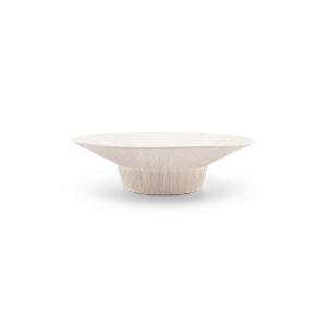 Plat décoratif 35xH9,5cm beige